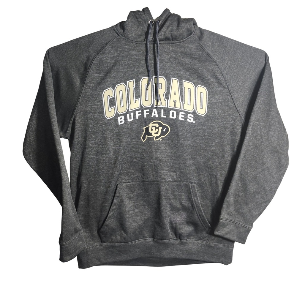Colorado‎ Buffaloes Colosseum NCAA Hoodie Sweatshirt Pullover Gray Mens Large